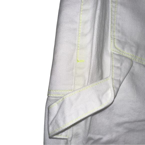 NWT Good American Good ‘90s Bright Stitch Carpenter Jeans Size 6/28 Retail $135 - Picture 5 of 8